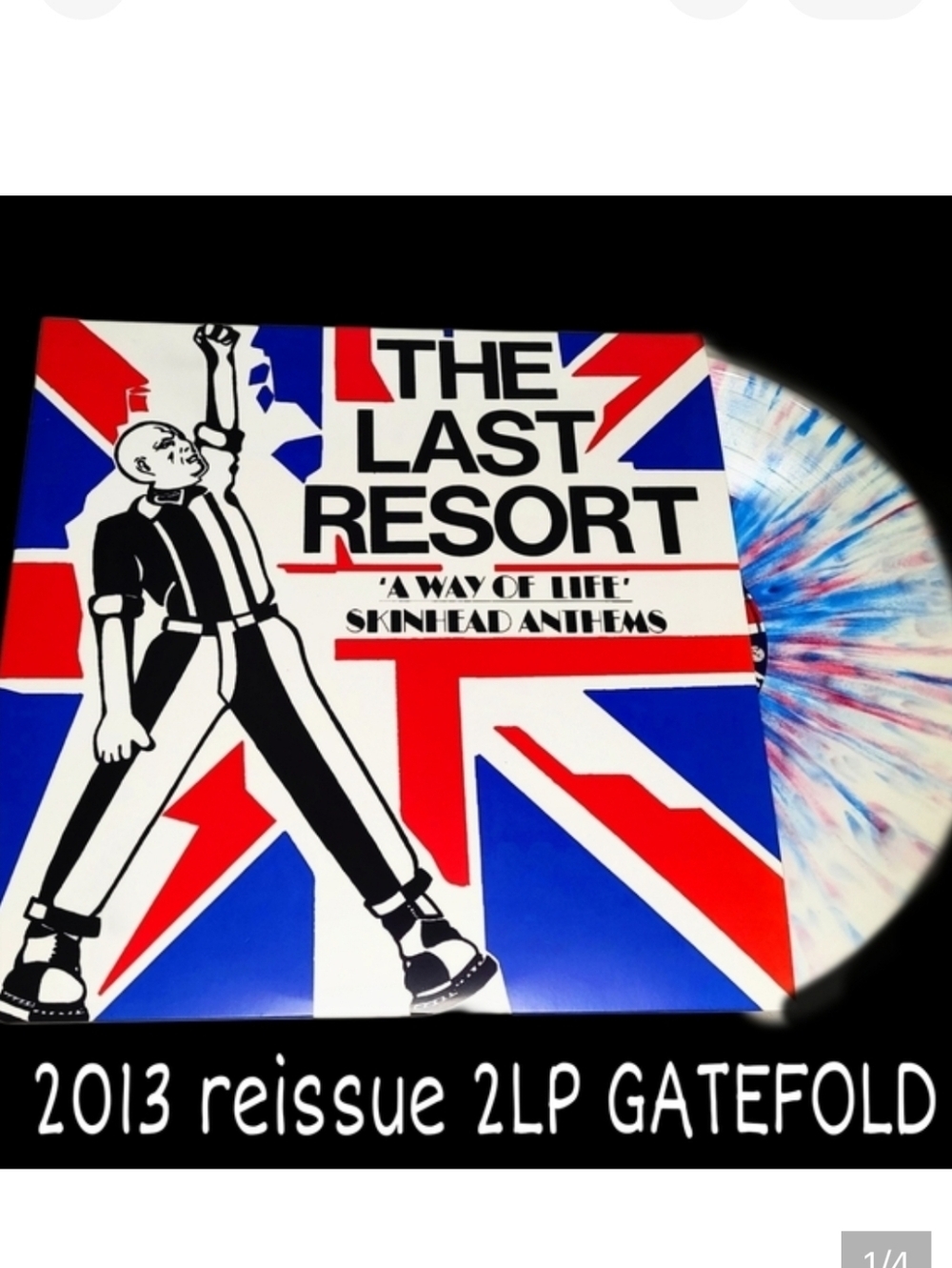 The Last Resort Way Of Life Skinhead Anthems 2013 Reissue Splatter 2-Lp Gatefold